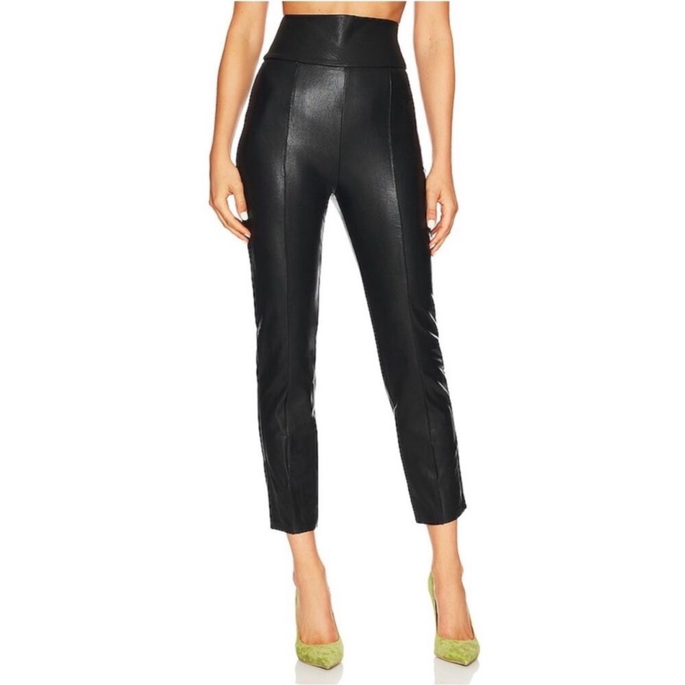 Brand New Never Worn Black Vegan Leather Pants by Amanda Uprichard.
